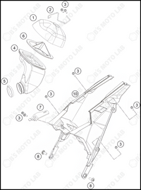 AIR FILTER, 2022 HUSQVARNA TC-65