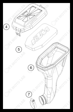 AIR FILTER, 2022 HUSQVARNA TC-50