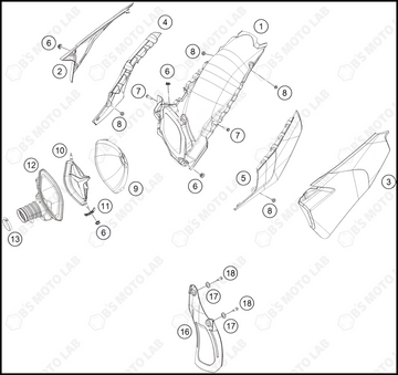 AIR FILTER, 2022 HUSQVARNA TC-250