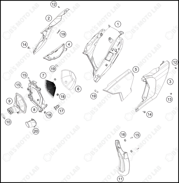 AIR FILTER, 2023 HUSQVARNA FC-350