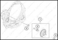 BALANCER SHAFT, 2024 HUSQVARNA FE-501-S