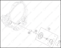 BALANCER SHAFT, 2024 HUSQVARNA FC-350