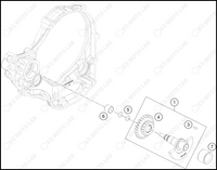 BALANCER SHAFT, 2023 HUSQVARNA FC-350