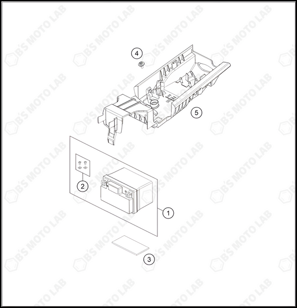 BATTERY, 2024 HUSQVARNA FE-501-S