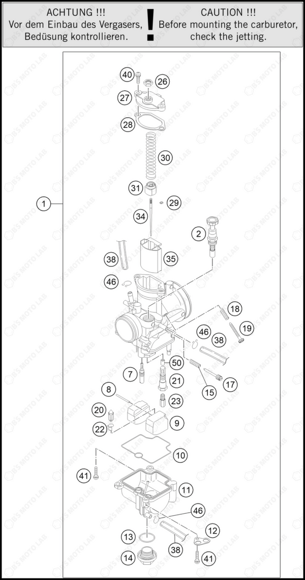 CARBURETOR, 2025 HUSQVARNA TC-85-17-14