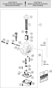 CARBURETOR, 2025 HUSQVARNA TC-50