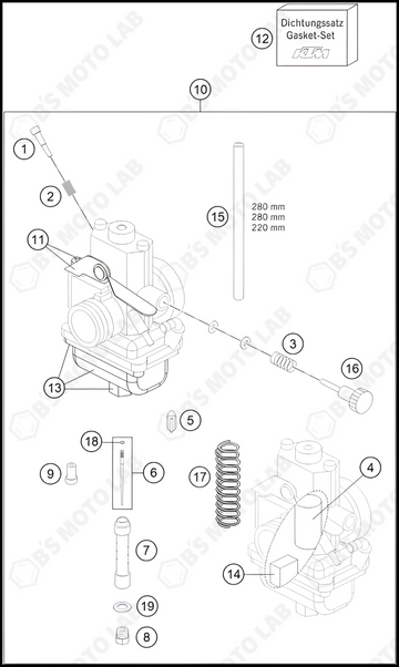 CARBURETOR, 2023 HUSQVARNA TC-65