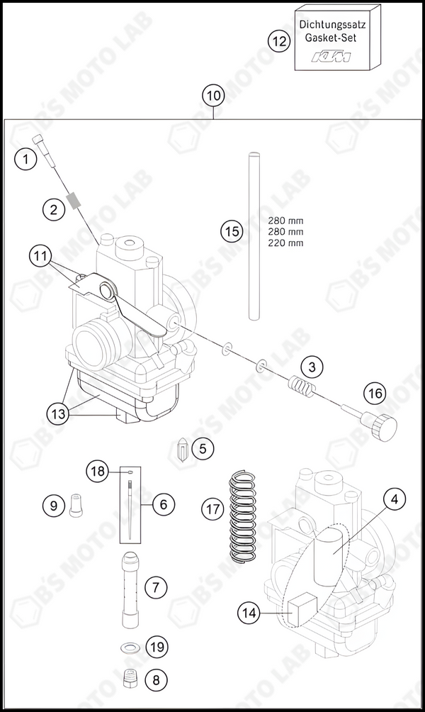 CARBURETOR, 2024 HUSQVARNA TC-65