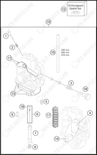 CARBURETOR, 2022 HUSQVARNA TC-65