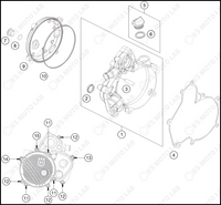 CLUTCH COVER, 2024 HUSQVARNA TC-50