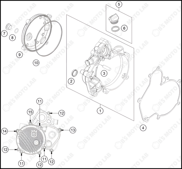 CLUTCH COVER, 2024 HUSQVARNA TC-50