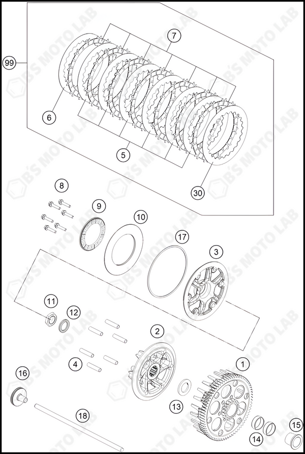 CLUTCH, 2023 HUSQVARNA FC-350