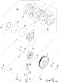 CLUTCH, 2022 HUSQVARNA FC-250