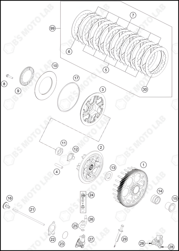 CLUTCH, 2022 HUSQVARNA FC-250