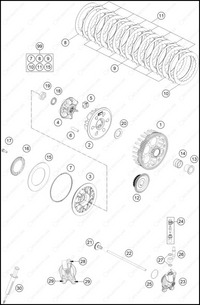 CLUTCH, 2025 HUSQVARNA TC-300