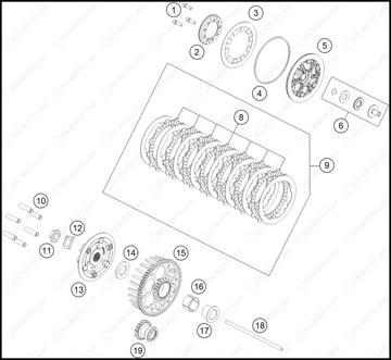 CLUTCH, 2025 HUSQVARNA TC-85-17-14