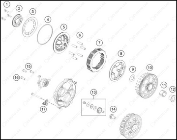 CLUTCH, 2025 HUSQVARNA TC-65