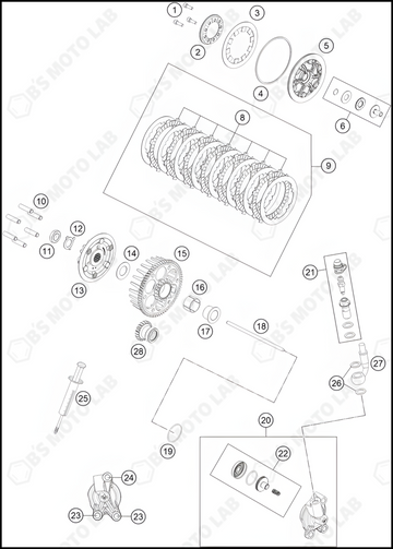 CLUTCH, 2022 HUSQVARNA TC-85-19-16