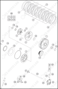 CLUTCH, 2024 HUSQVARNA TC-250