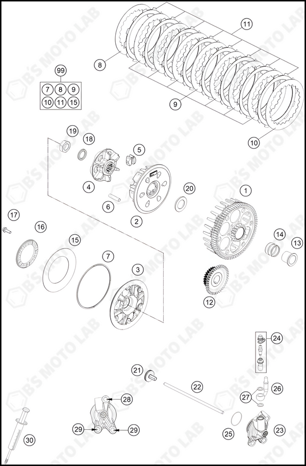 CLUTCH, 2024 HUSQVARNA TC-250