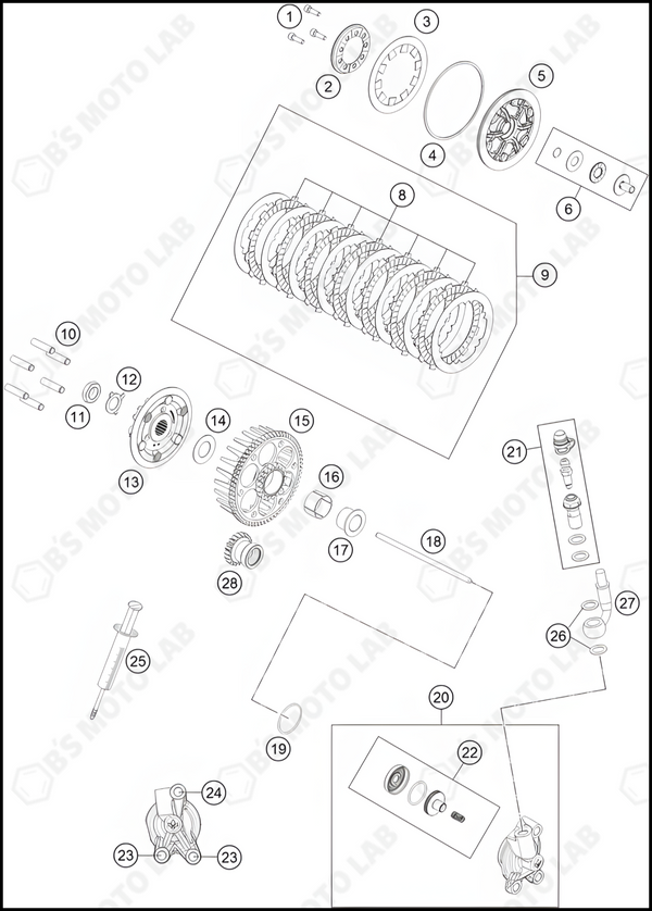 CLUTCH, 2024 HUSQVARNA TC-85-19-16