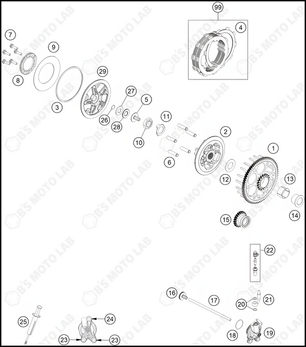 CLUTCH, 2022 HUSQVARNA TC-125