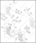 COOLING SYSTEM, 2023 HUSQVARNA TC-65