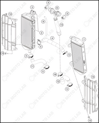 COOLING SYSTEM, 2024 HUSQVARNA FC-450