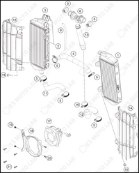 COOLING SYSTEM, 2024 HUSQVARNA FE-501-S