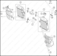 COOLING SYSTEM, 2025 HUSQVARNA TC-65