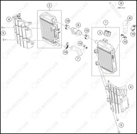 COOLING SYSTEM, 2024 HUSQVARNA TC-65