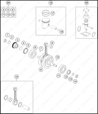 CRANKSHAFT, PISTON, 2025 HUSQVARNA TC-125