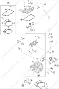 CYLINDER HEAD, 2023 HUSQVARNA FC-350