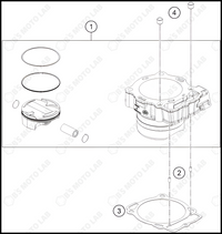 CYLINDER, 2024 HUSQVARNA FE-501-S