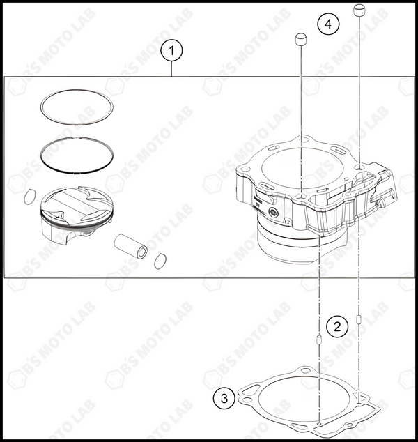 CYLINDER, 2024 HUSQVARNA FE-501-S