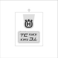 DECAL, 2025 HUSQVARNA TC-50