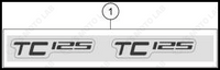 DECAL, 2025 HUSQVARNA TC-125