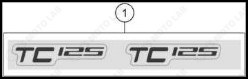 DECAL, 2025 HUSQVARNA TC-125