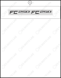 DECAL, 2023 HUSQVARNA FC-250