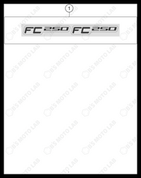 DECAL, 2024 HUSQVARNA FC-250