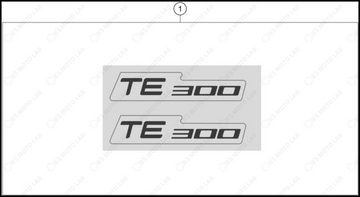 DECAL, 2024 HUSQVARNA TE-300
