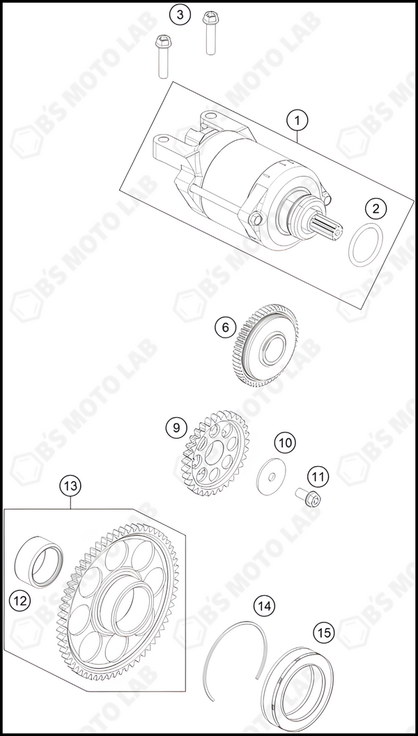 ELECTRIC STARTER, 2024 HUSQVARNA FC-350