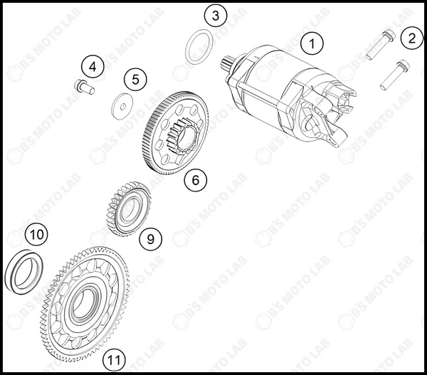 ELECTRIC STARTER, 2024 HUSQVARNA FC-450