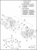 ENGINE CASE, 2025 HUSQVARNA TE-300