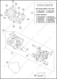 ENGINE CASE, 2023 HUSQVARNA TC-250