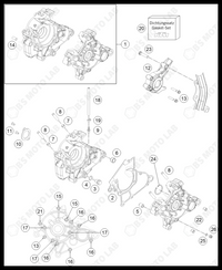 ENGINE CASE, 2022 HUSQVARNA TC-50