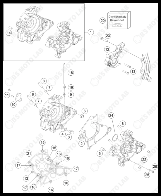 ENGINE CASE, 2022 HUSQVARNA TC-50