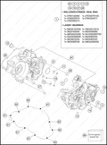 ENGINE CASE, 2024 HUSQVARNA TE-300