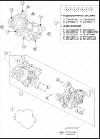 ENGINE CASE, 2025 HUSQVARNA TC-125