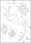 ENGINE CASE, 2023 HUSQVARNA TC-65